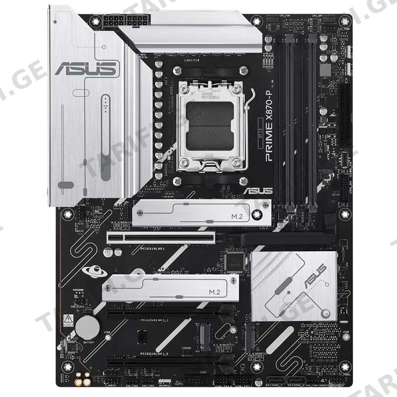 დედა დაფა ASUS 90MB1IT0-M0EAY0 PRIME X870-P, AM5. DDR5, 192GB, BLACK