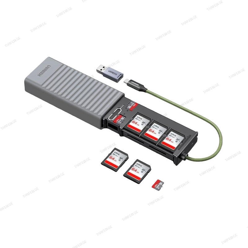 Ugreen Multi-function Card Reader Case 55899 Grey