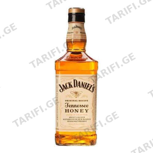 ლიქიორი ჯეკ დენიელსი ჰანი 35% /Jack Daniels Honey/ 0,5ლ