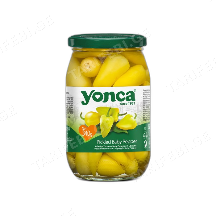 „იონჯა“ კონსერვი მჟავე წიწაკის მარინადი 340 გ