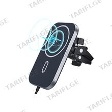 Choetech T200-F Magnetic 15W wireless car charger holder For Iphone 12 / 13 უსადენო დამტენი