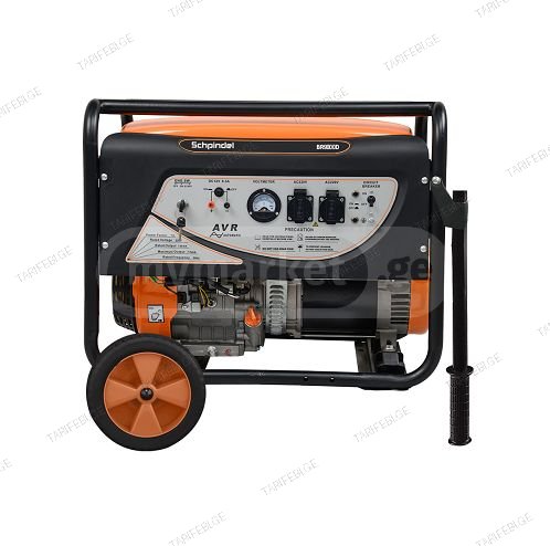 Schpindel გენერატორი ბენზინზე 7.7 kw