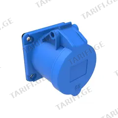 პანელზე მონტაჟის როზეტი Bemis Elektri 3 32A 2P+E 220V 50/60 Hz