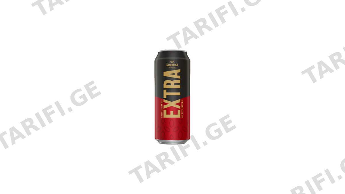 ნატახტარი ლუდი ექსტრა 0.5 ლ