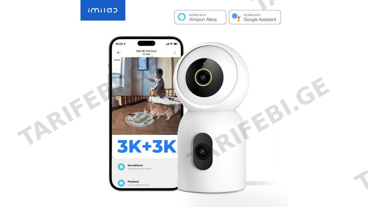 Xiaomi imilab C30 Dual Home Security Camera CMSXJ111A