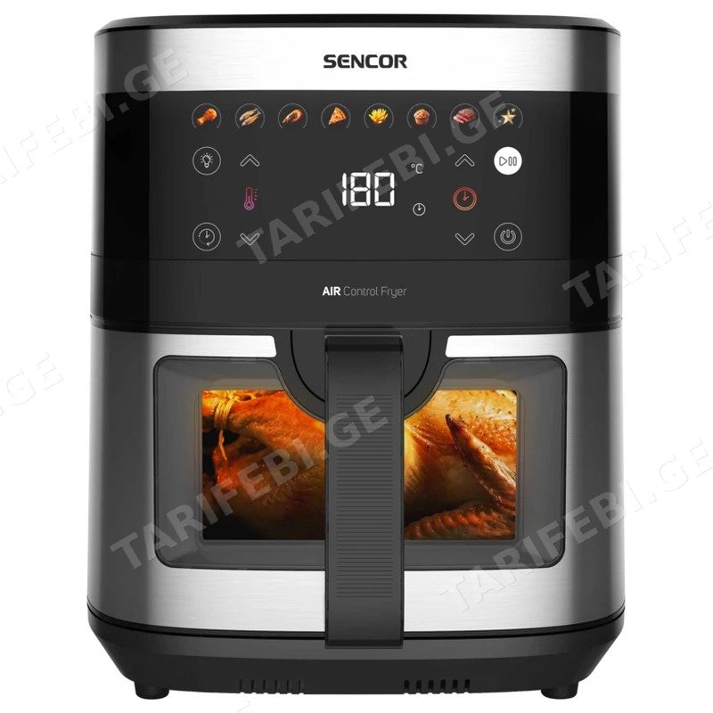 აეროგრილი SENCOR SFR 9000SS 9L 1700W LED სენსორული