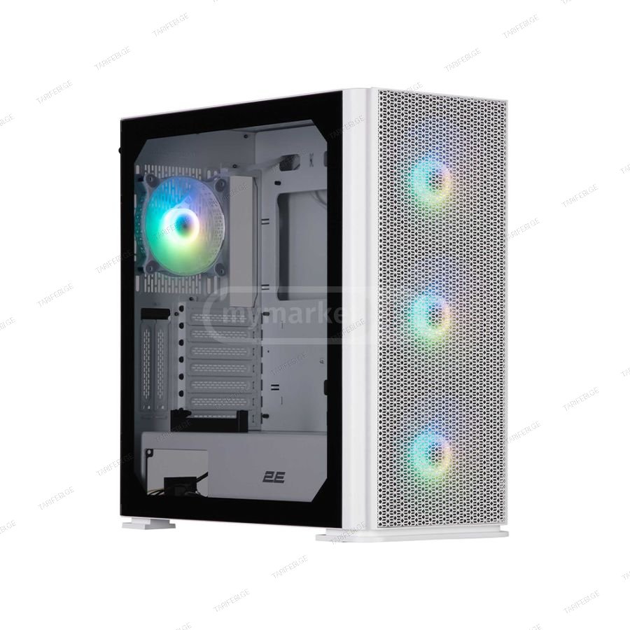 2E Vertex GI01W E-ATX Gaming PC Case White