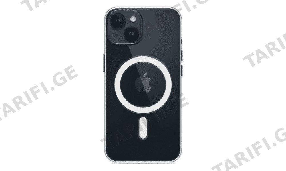 სილიკონის ქეისი Transparent Case with Magsafe iPhone 14
