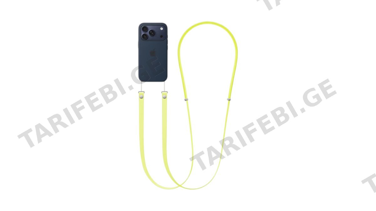 Crossbody Strap-Neon Yellow ქეისის საკიდი სალათისფერი (8591)