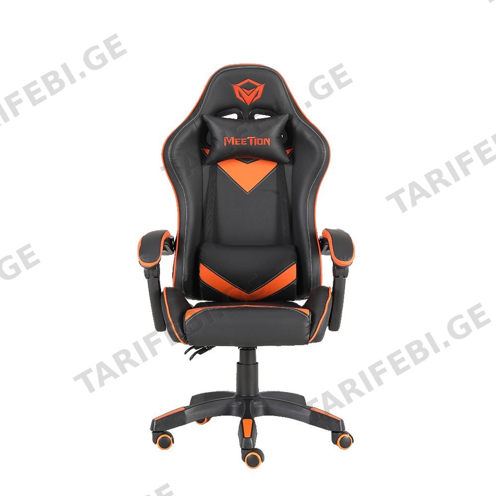 გეიმინგ სავარძელი (სკამი) MeeTion CHR04 Gaming Chair Black+Orange