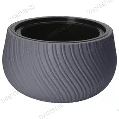 ქოთანი ყვავილის FORM PLASTIC Mika anthracite 12,9 ლ