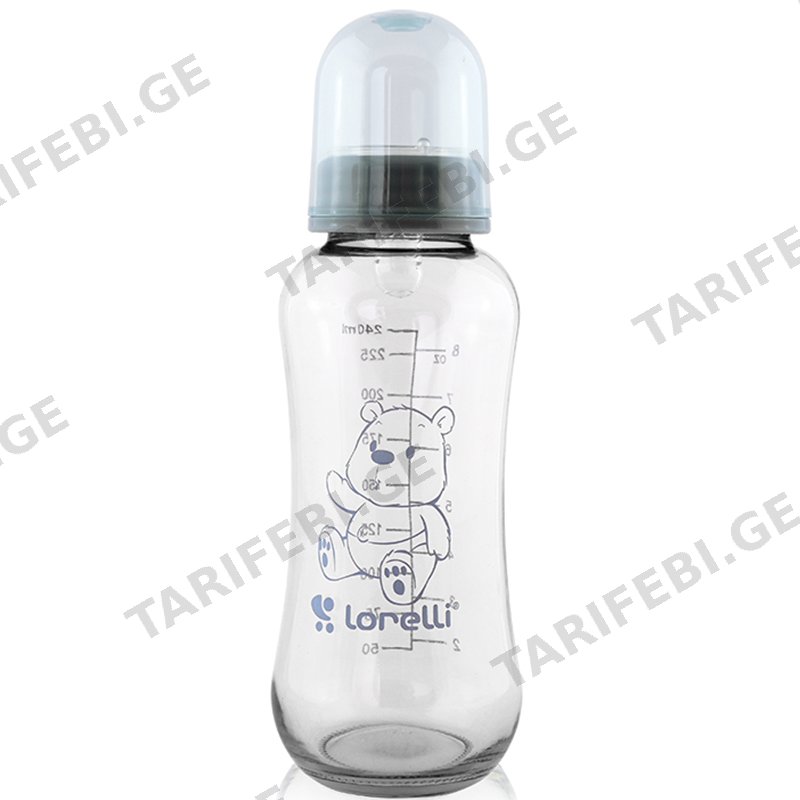 საბავშვო შუშის ბოთლი LORELLI 10200620004 (240 მლ)