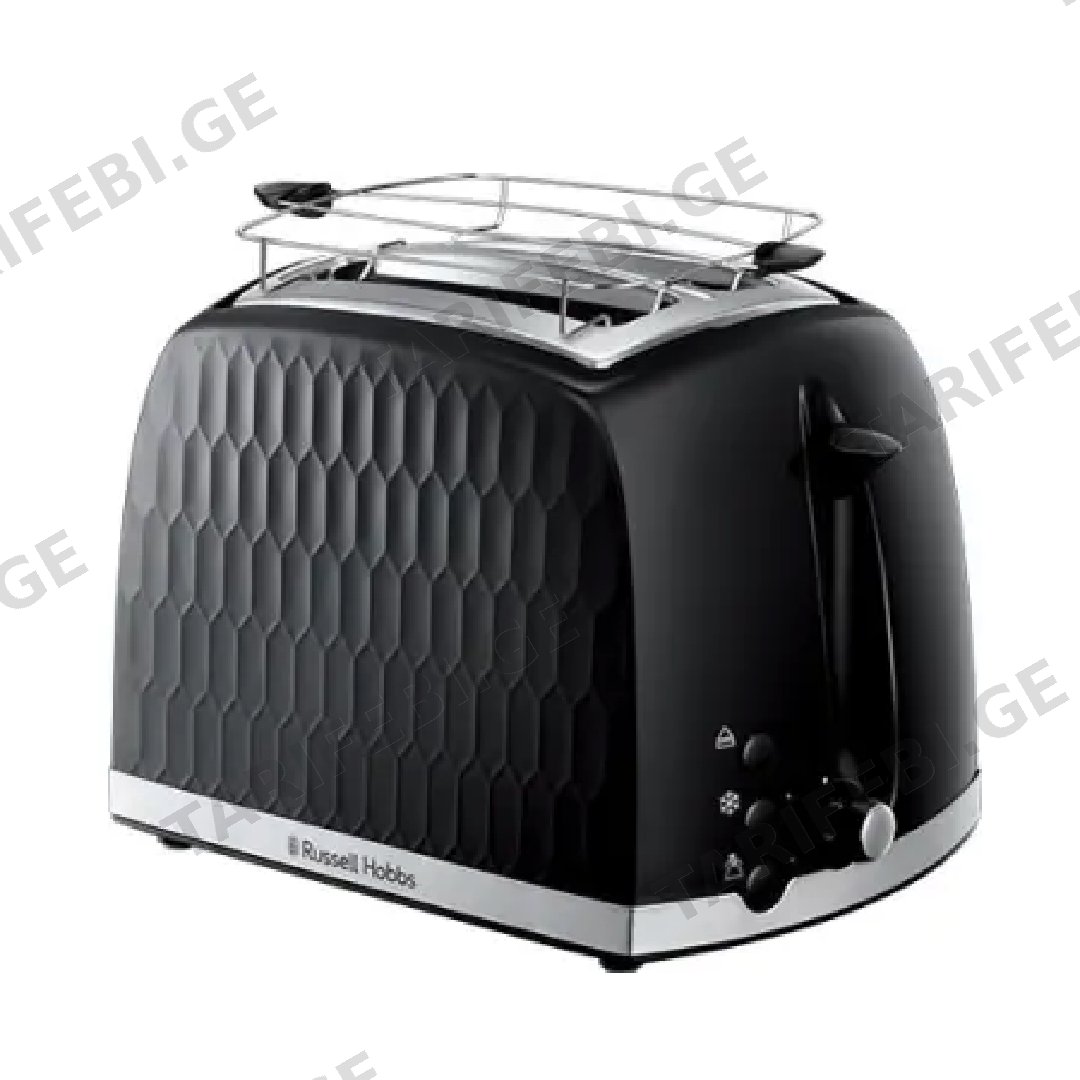 Russell Hobbs 26061-56/RH Honeycomb 2S Toaster Black