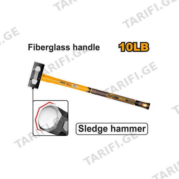 ურო (ჩაქუჩი) 10 LB (HSM81498) Proline INGCO