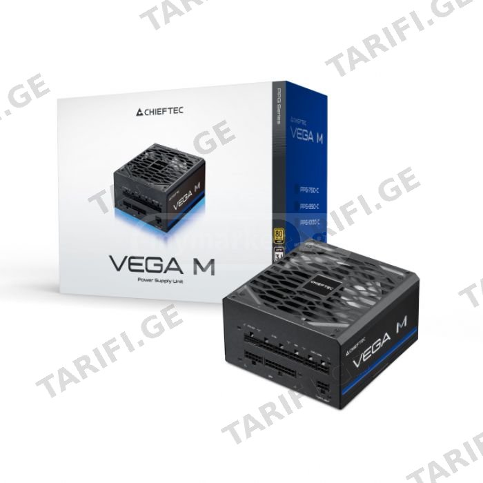 კვების ბლოკი - Chieftec Vega M / 850W / 80 PLUS Gold