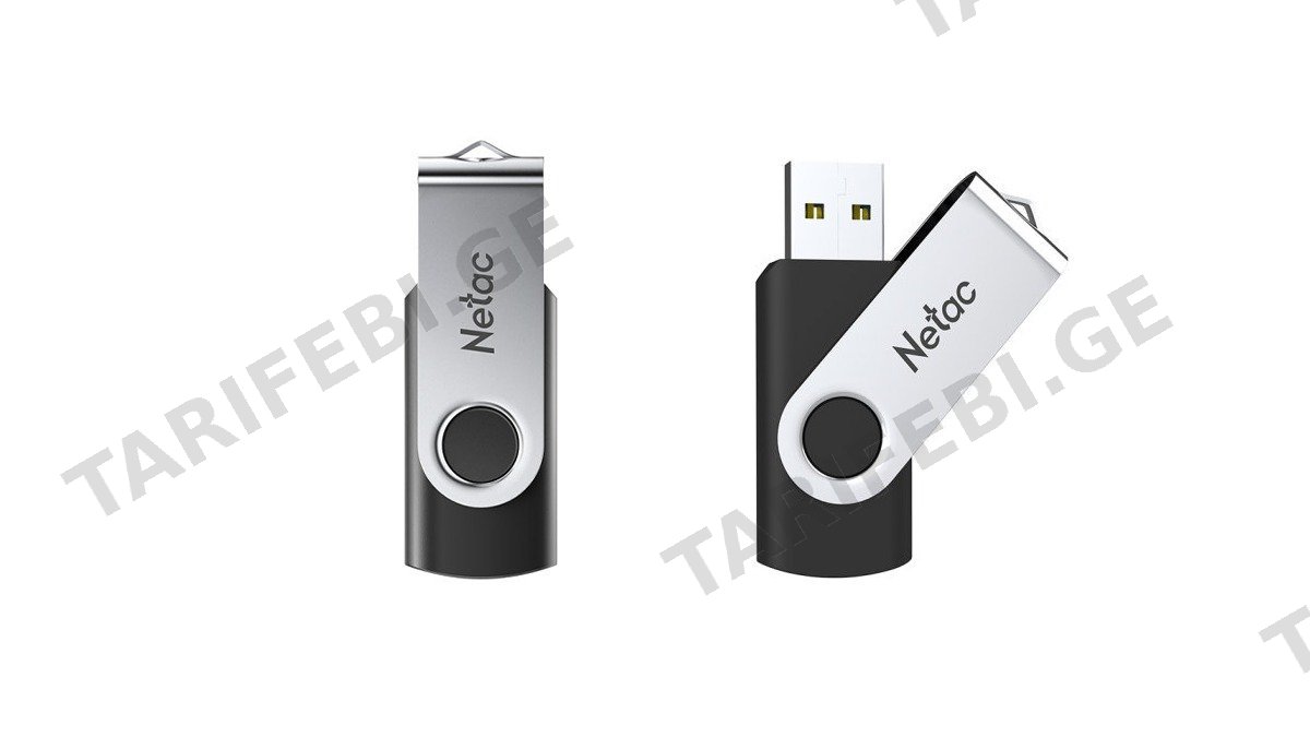 Netac U505 128GB ფლეშ მეხსიერება USB 3.2 (0207)
