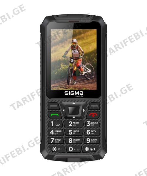 მობილური ტელეფონი SIGMA X-treme PR68 black