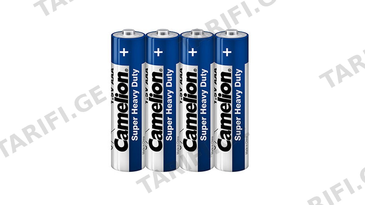 CAMELION SUPER HEAVY DUTY AAA ელემენტი 4 ც (ქამელიონი)