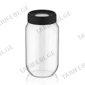 მინის ქილა 1000მლ C-00116 Luxplastic