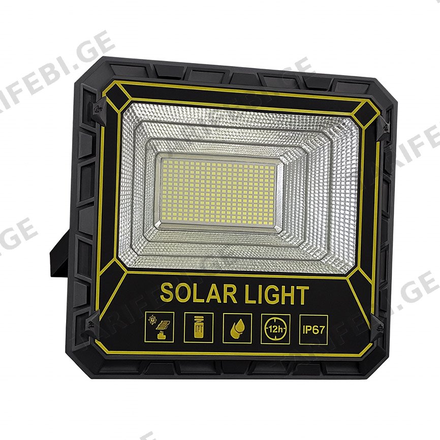 პროჟექტორი LED 100W SOLAR შავი