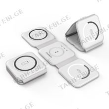 Choetech T588 3 in1 Foldable Magnetic უსადენო დამტენი