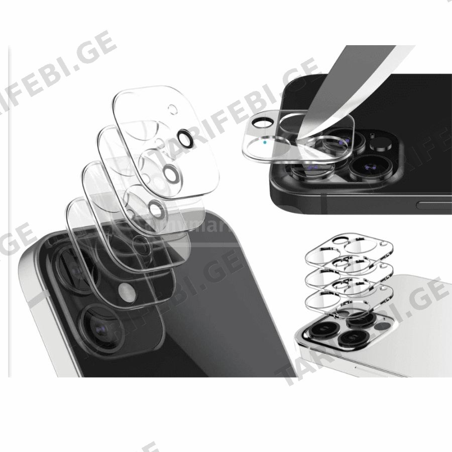 კამერის დამცავები Camera Lens Protector For iPhone 12 Pro Max - Clear