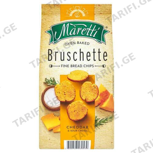 ორცხობილა ბრუსკეტი ჩედარით /Maretti/ 70 გ