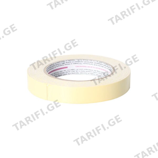 ორმხვრივი წებოვანი ლენტი 19X5მ HARDY 0310-780519