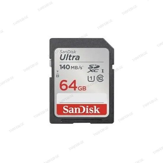 SanDisk 64GB Ultra SD/HC UHS-I Card 140MB/S Class 10 SDSDUNB-064G-GN6IN