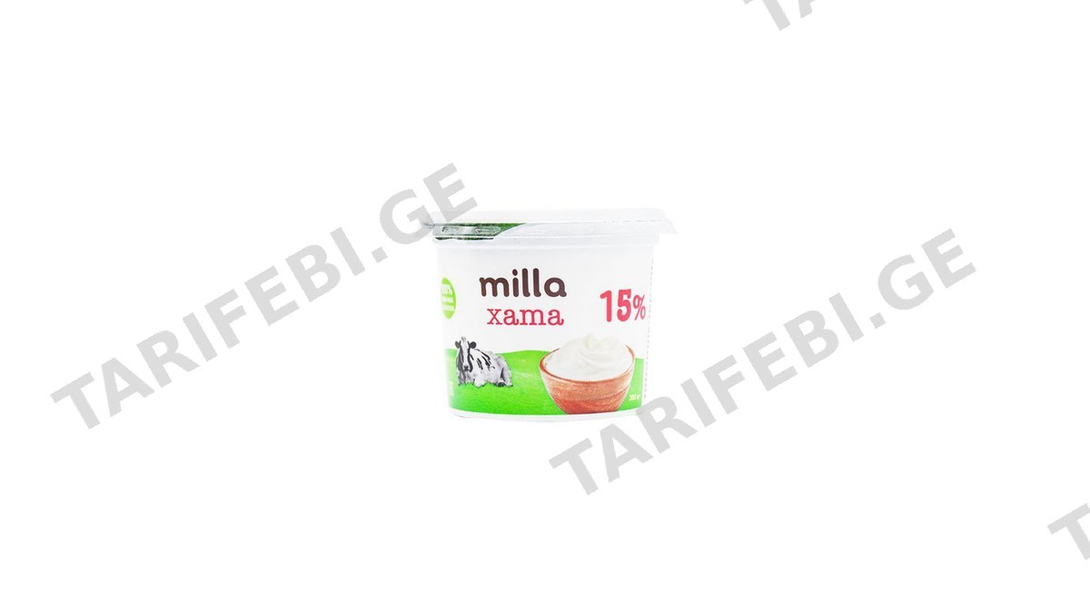 Milla არაჟანი 15% 300 გრ