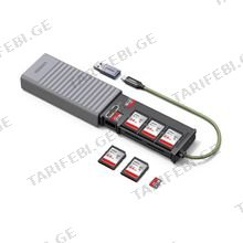 UGREEN CM856 (55899) Multi-function Card Reader Case, ბარათის წამკითხველი ქეისი