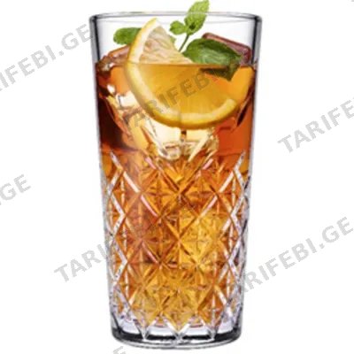 მინის ჭიქა PASABAHCE 9520055 (450 ML, 6 PCS)
