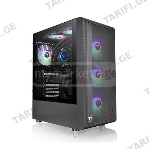 ქეისი - Thermaltake S200 TG ARGB Black - 3×120 Fan ARGB