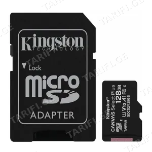 Kingston MicroSD 128GB C10 R100MB/S(SDCS2/128GBSP)