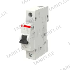მოდულური ავტომატური ამომრთველი 240 V AC 50 A 6 kA 1 P ABB