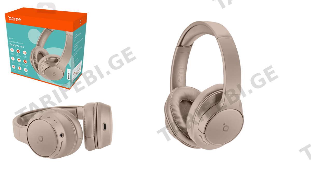 Acme BH317 Wireless Headphone ოქროსფერი
