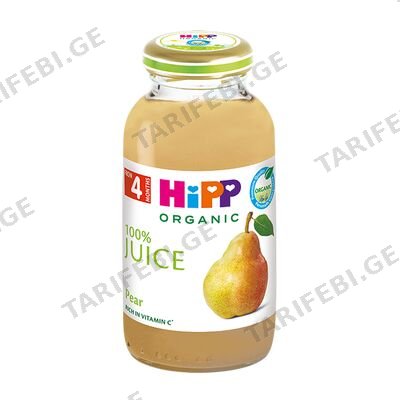 ჰიპი მსხლის წვენი 200მლ