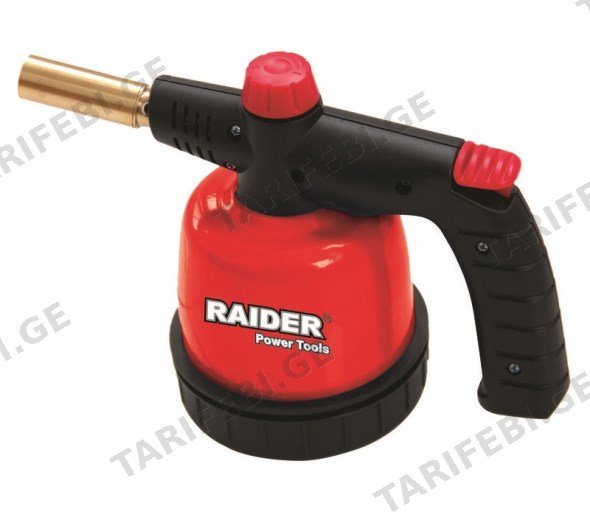 გაზის სარჩილავი ლამპა RAIDER RD-BT02 1900W