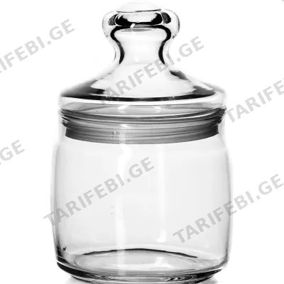 მინის ქილა თავსახურით PASABAHCE 9974241-12 CESNI (650 ML)