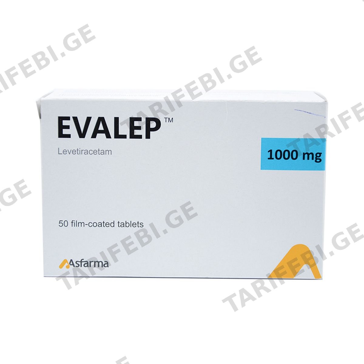 ევალეპი - Evalep 1000მგ 50 ტაბლეტი