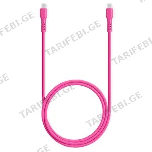 Ttec USB-C - 60W PD/QC Fast Charging Cable 120cm Pink