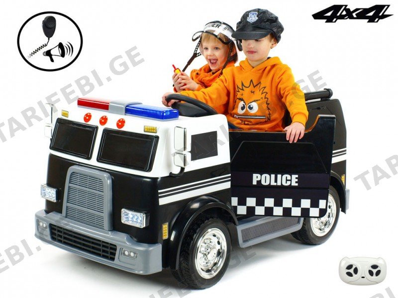 ელექტრო მანქანა POLICE-LL911 პოლიციის მანქანა