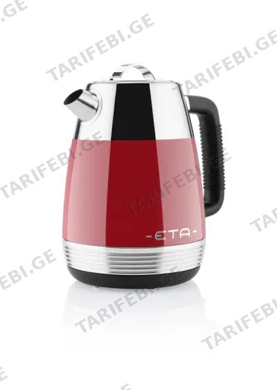 ელექტრო ჩაიდანი ETA 918690030 Storio stainless steel kettle red
