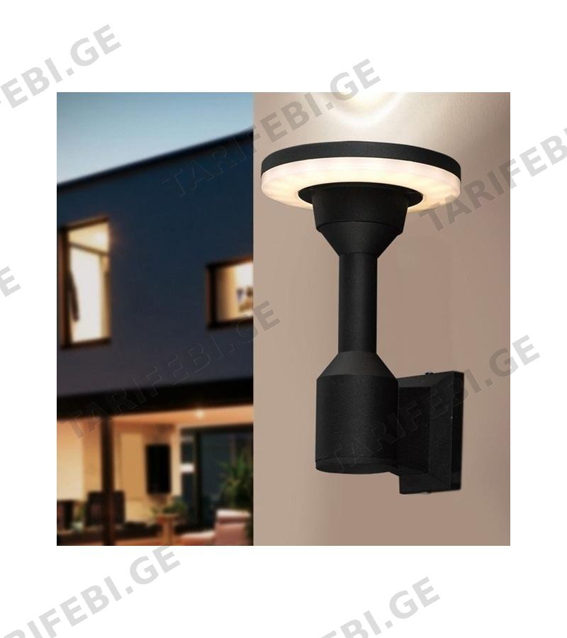 კედლის სანათი LED GZLX-804R 12W 3000K ფერი. BLACK