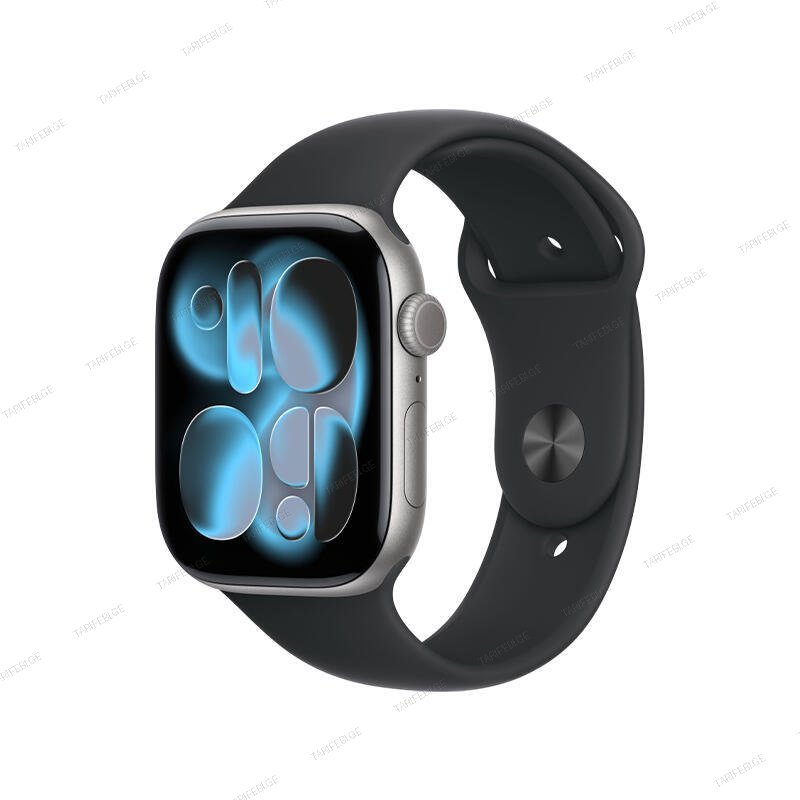 Apple Watch Series 11 GPS 46mm Space Grey Aluminium Case With Black Sport Band MEV04 S/M