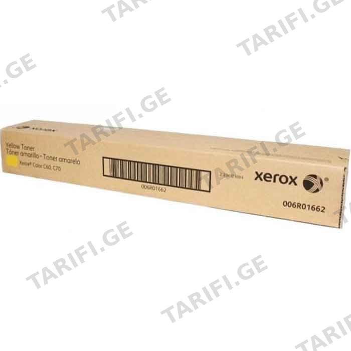 ტონერი XEROX CARTRIDGE /ORIGINAL C70 YELLOW TONER CARTRIDGE 006R01662