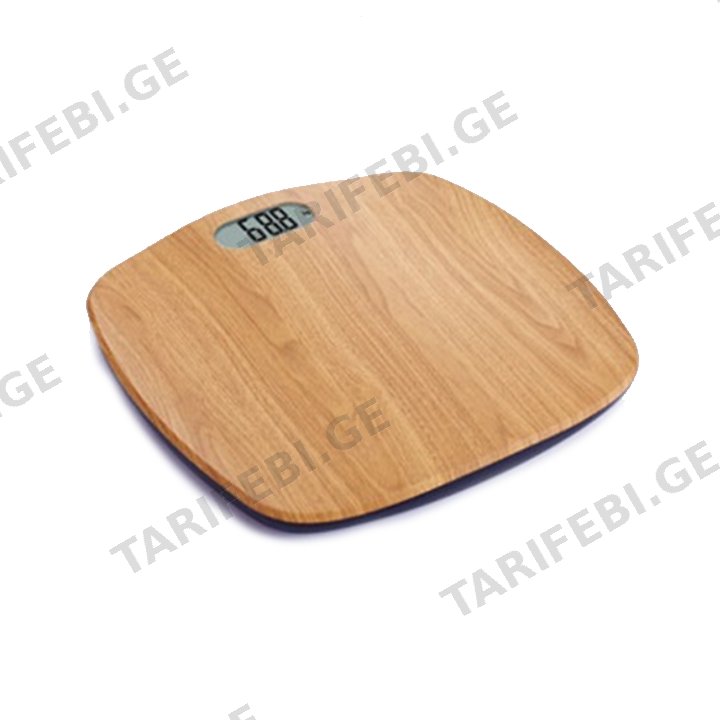 სასწორი ციფრული ყავისფერი ხის 26424 BS106-2938 ARSHIA