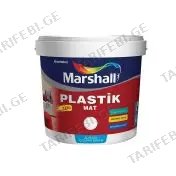 საღებავი ინტერიერის- plastik mat marshall 2.5ლტ თეთრი