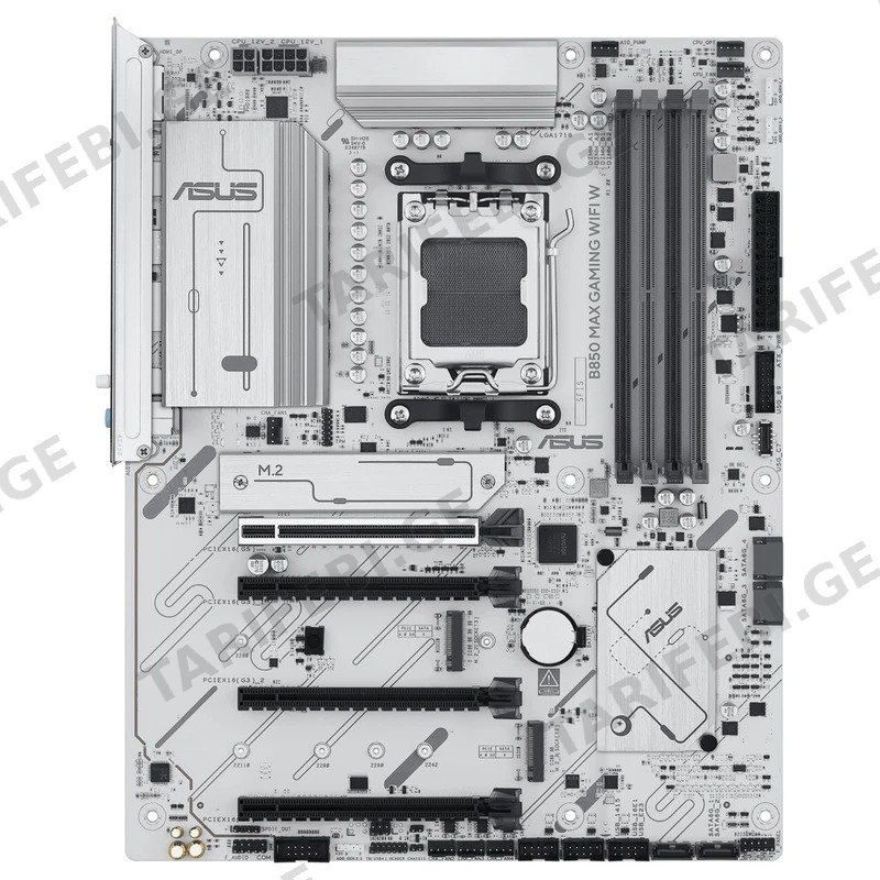 სათამაშო დედა დაფა ASUS B850 MAX GAMING WIFI AM5 DDR5 ATX თეთრი