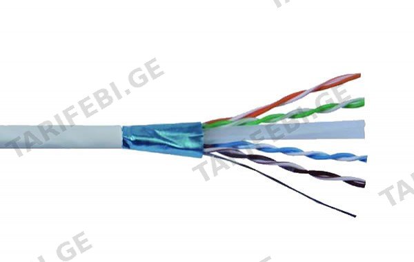 ქსელის კაბელი CAT 6 F/UTP 4x2x23 AWG-CU – HFFR/11458